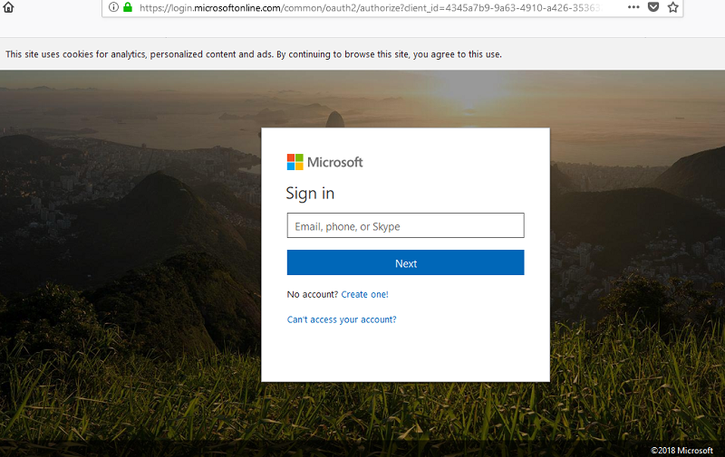 microsoft office login