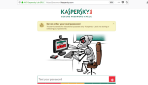 kaspersky password strength checker